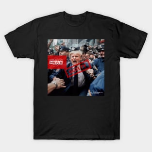 Former President Trump Faces Arrest and Legal Troubles T-Shirt